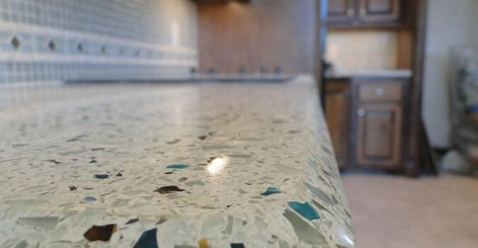 Recycled Glass Countertops